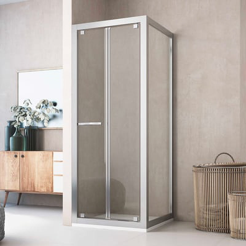 PORTA DOCCIA A SOFFIETTO "oxi.SLIDE" VETRO TRASPARENTE 00224