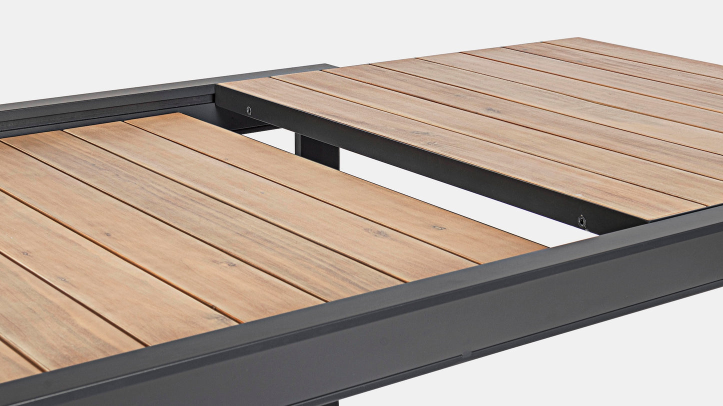 TAVOLO AL.BELMAR 160-240X100 NAT/ANTYK13