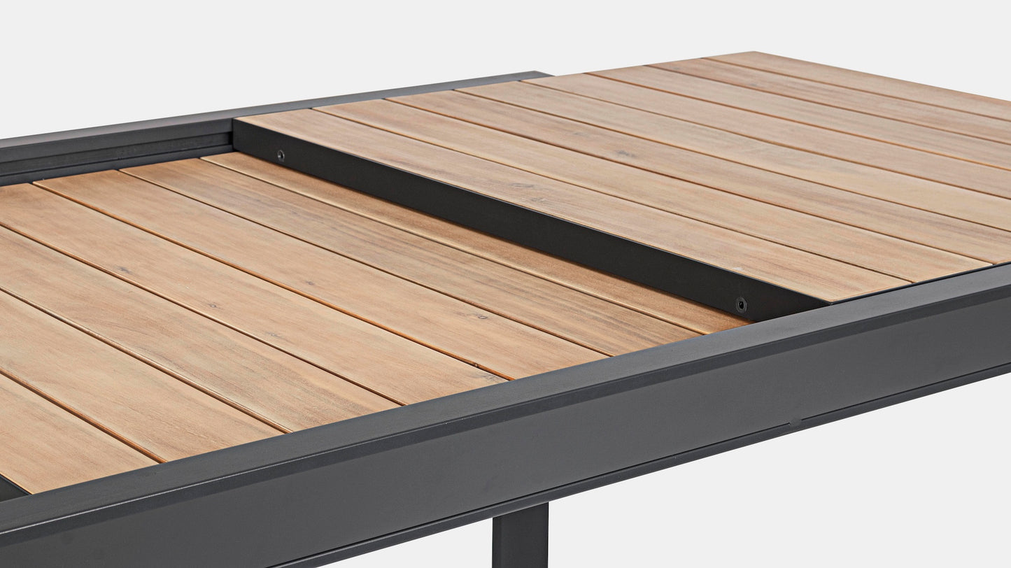 TAVOLO AL.BELMAR 160-240X100 NAT/ANTYK13