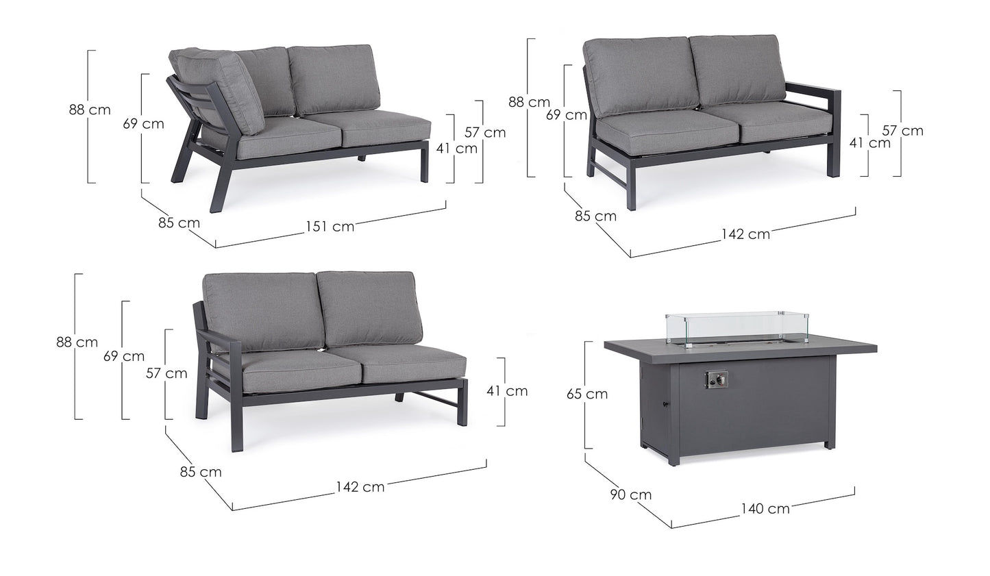 SET SALOTTO ANG. C-C HENDRIX ANTR. PG61