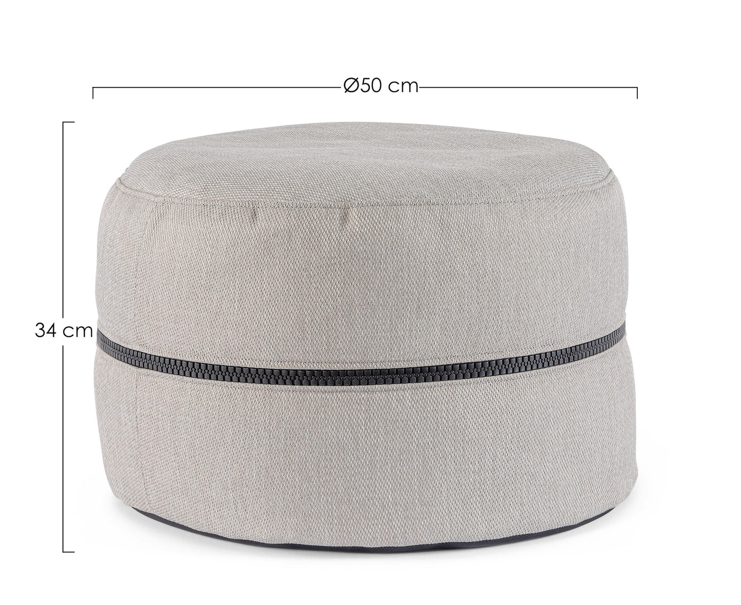 POUF GULIZAR GRAPHITE D50