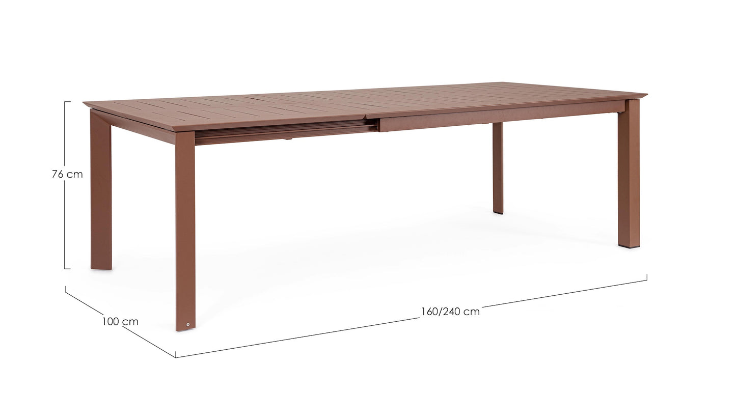 TAVOLO ALL. KONNOR 160-240X100 BARN