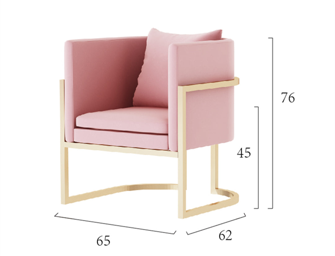 Poltrona a U. Massimo Comfort. Per uso domestico e professionale. Altissima qualità. 65x62x76 cm