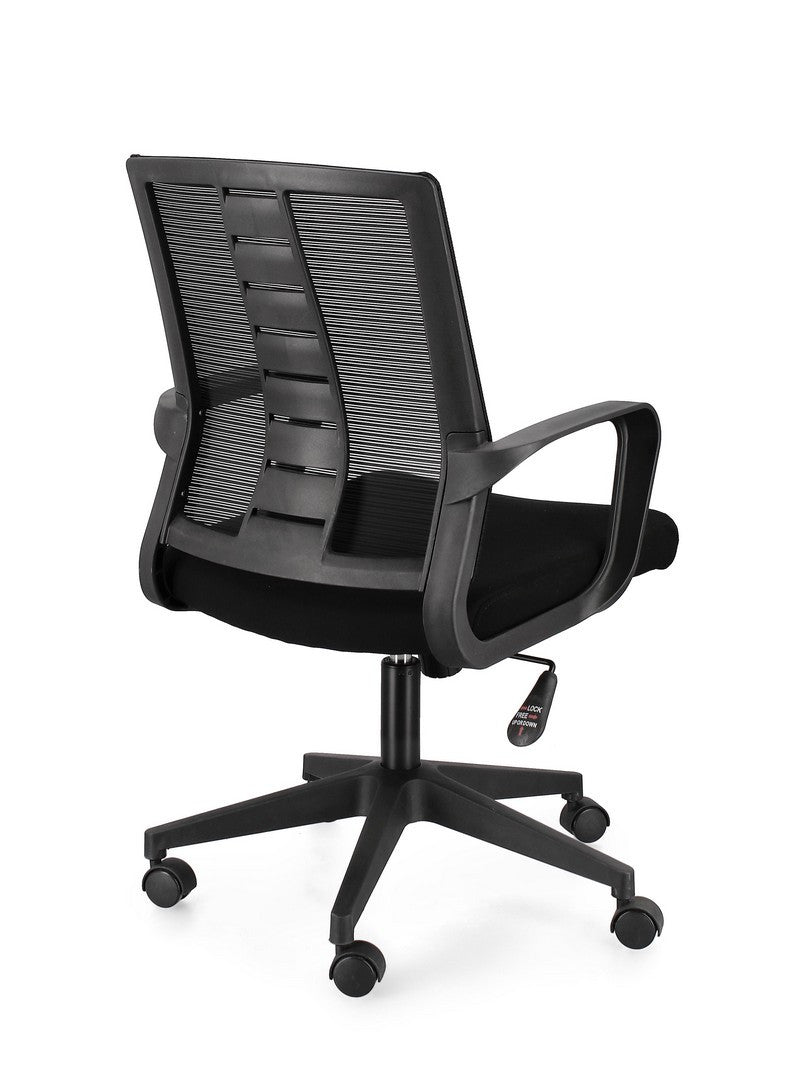 SEDIA UFFICIO C-BR ROMAN NERO