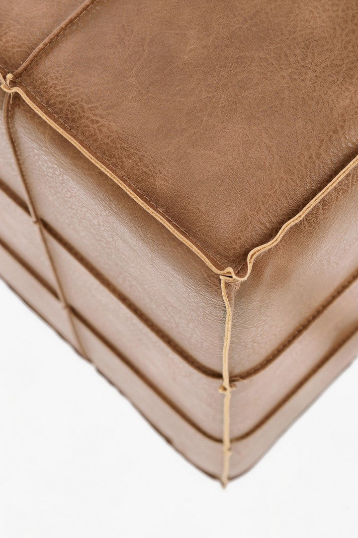 POUF LARISA COGNAC