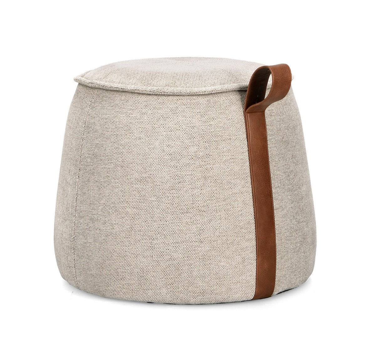 POUF ANILA GRIGIO CHIARO