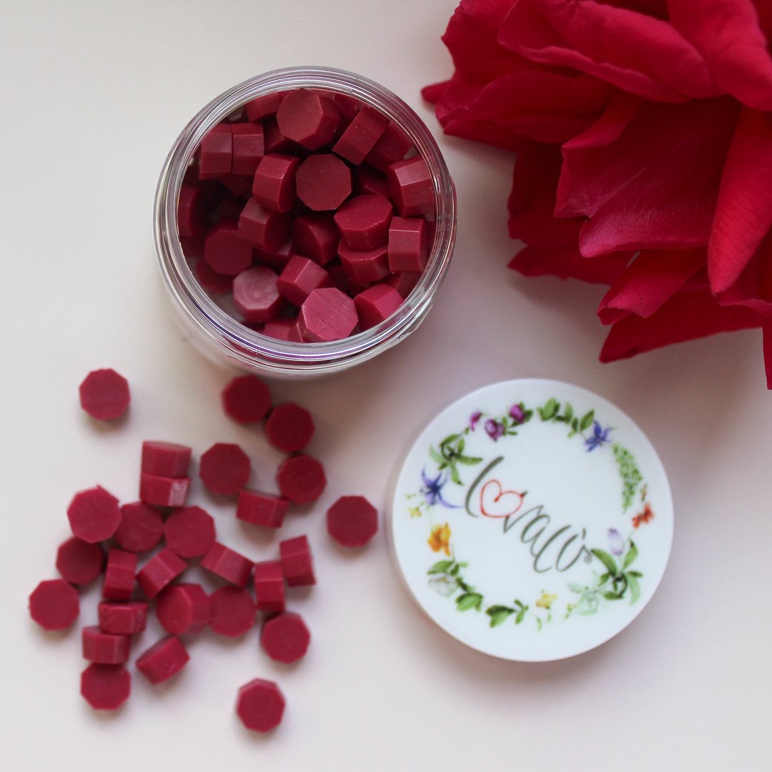 Barattolino di Ceralacca – Rosso Begonia