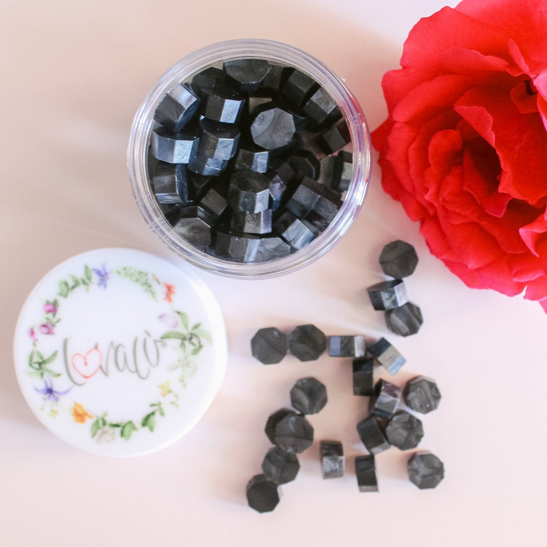 Charcoal - Sealing Wax Beads