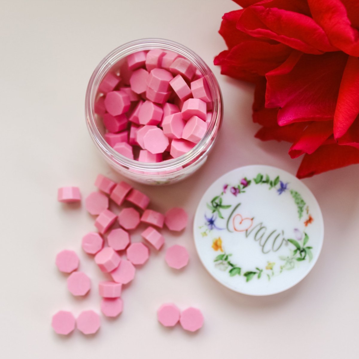 Pink - Sealing Wax Beads