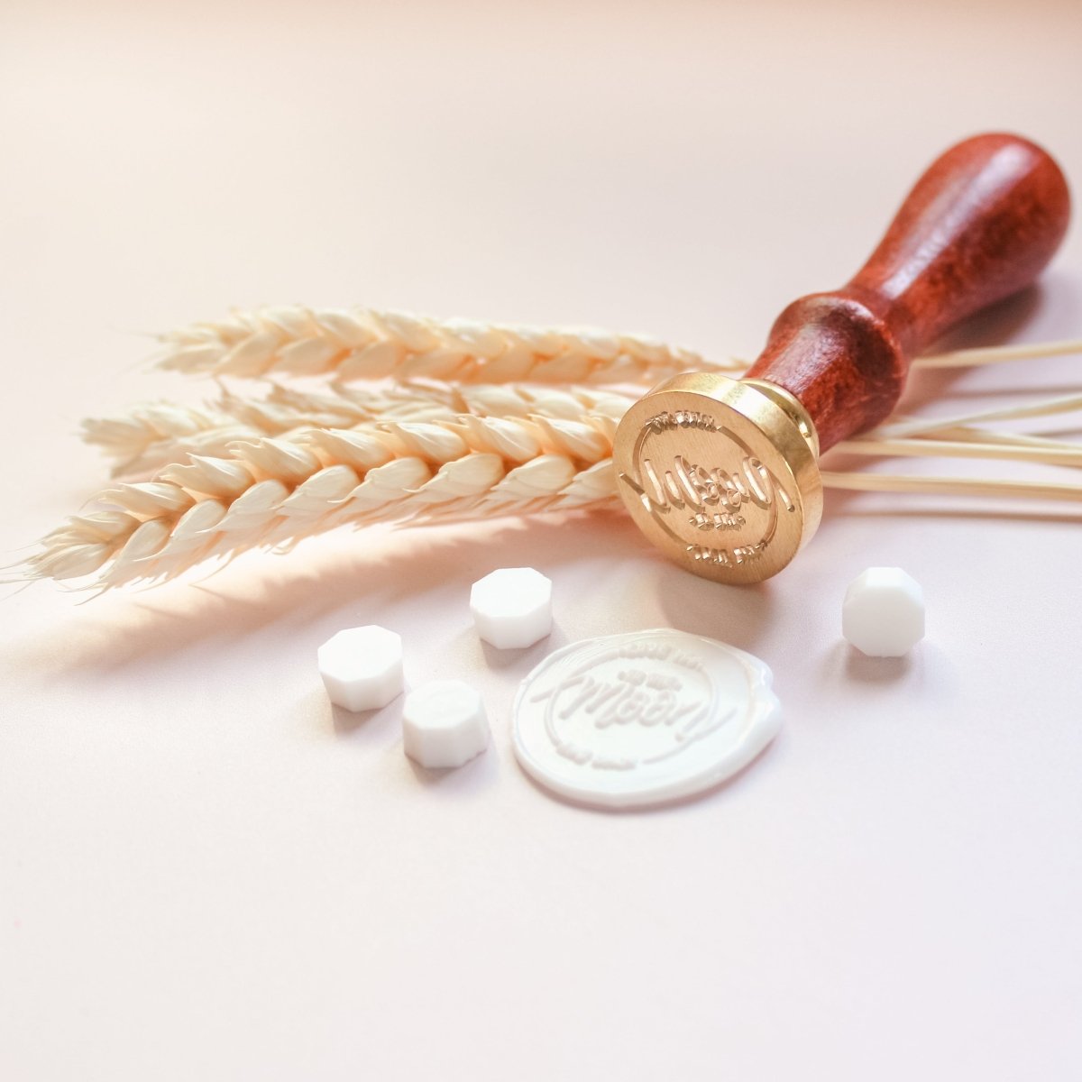 Wax seal stamp - I love you to the moon