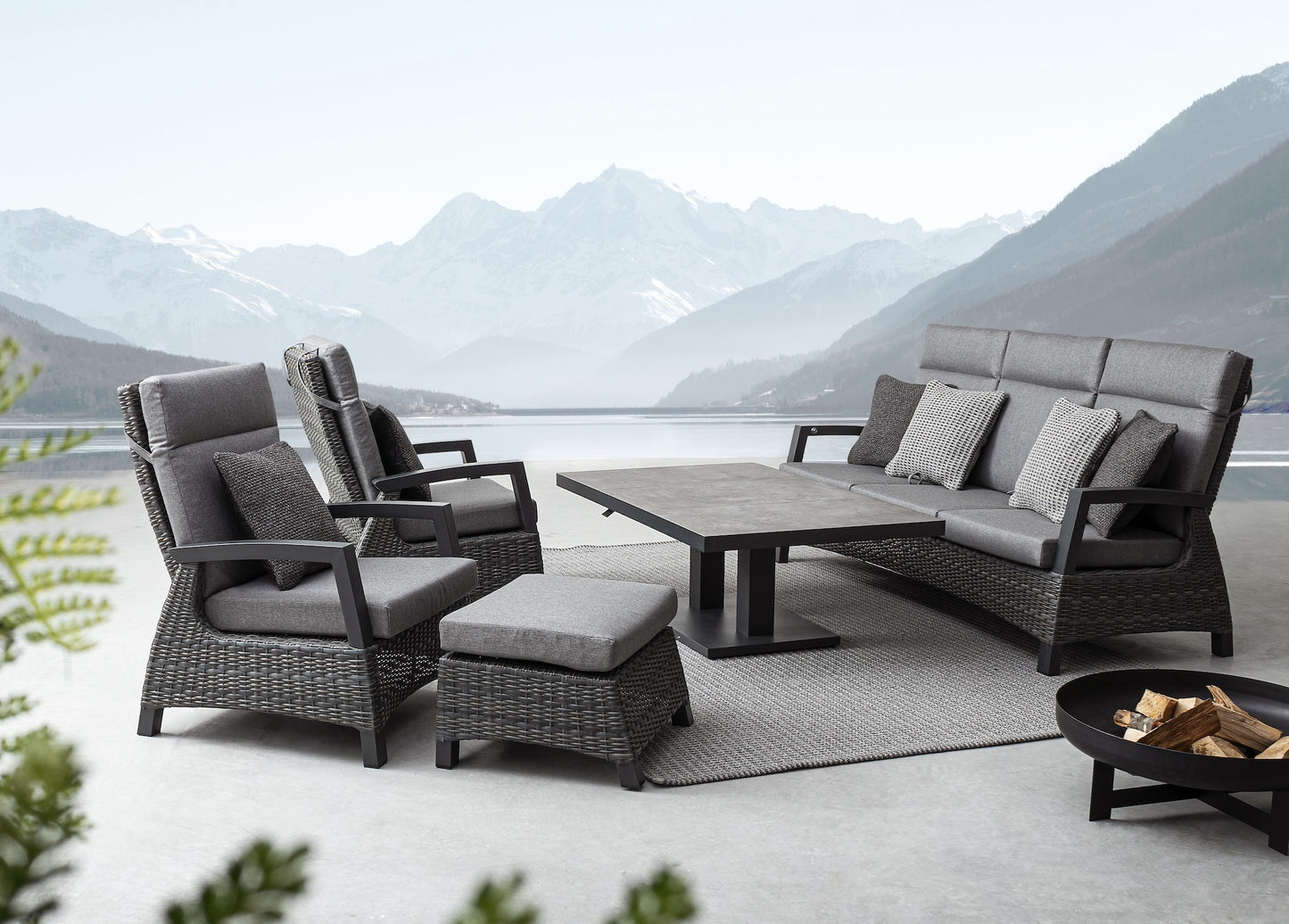 DIVANO 3P RECLIN C-C BRITTON ANTR JX55