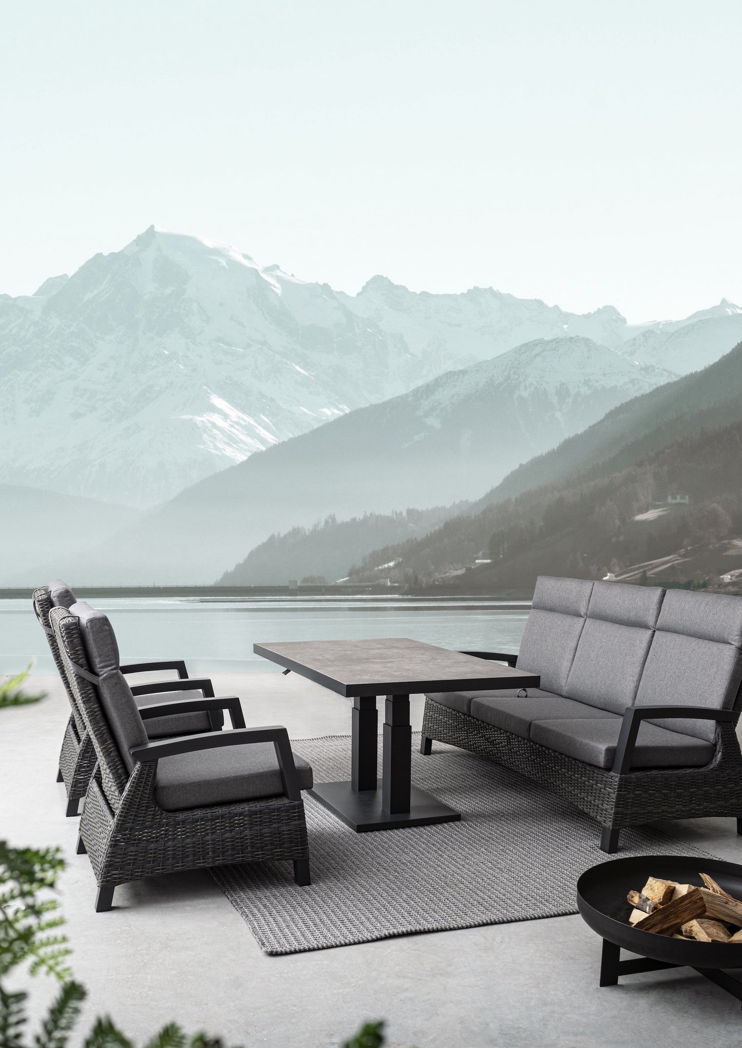 DIVANO 3P RECLIN C-C BRITTON ANTR JX55