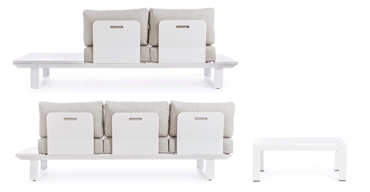 SET SALOTTO ANG.C-C KONNOR BIANCO CX21