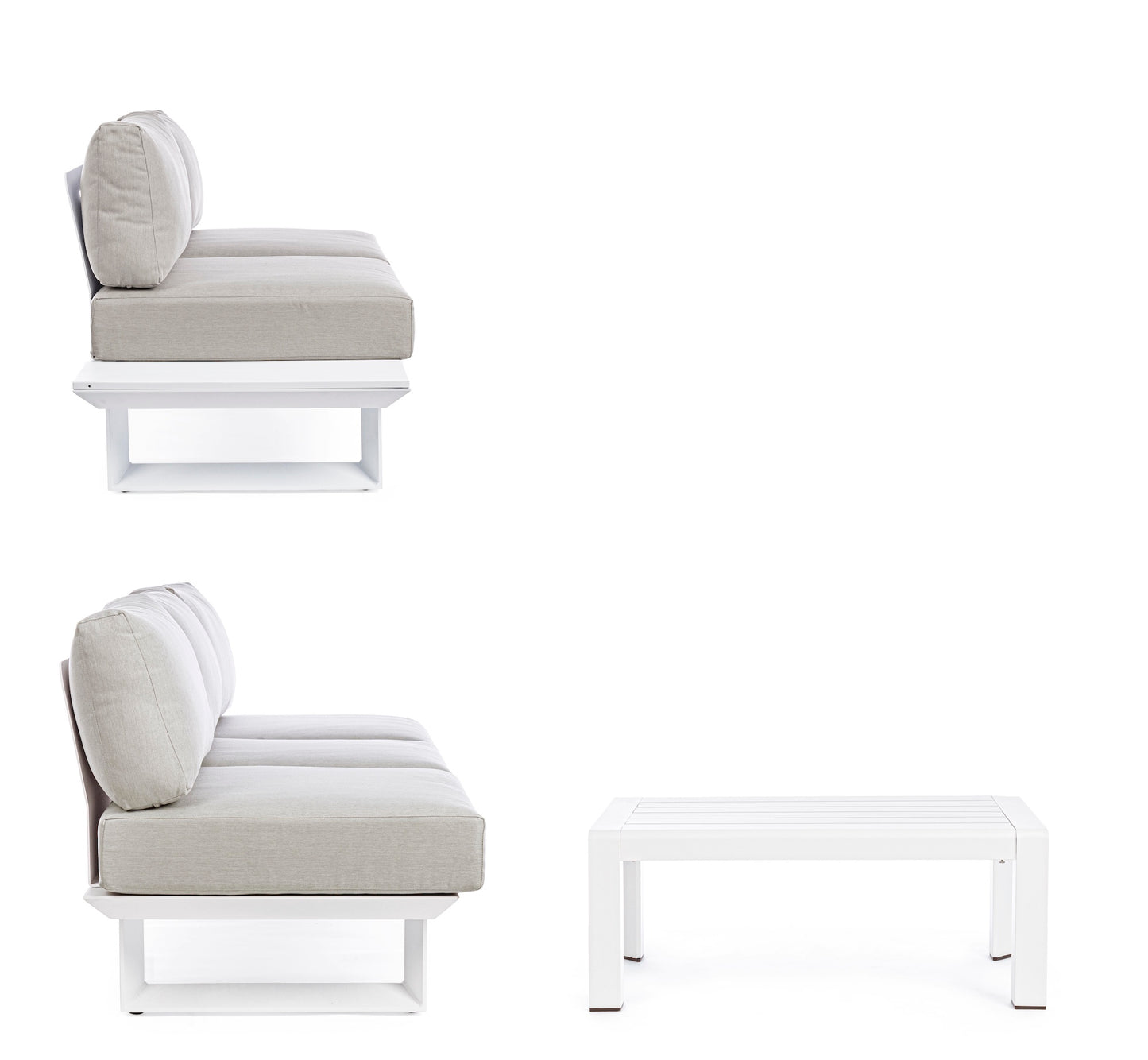 SET SALOTTO ANG.C-C KONNOR BIANCO CX21