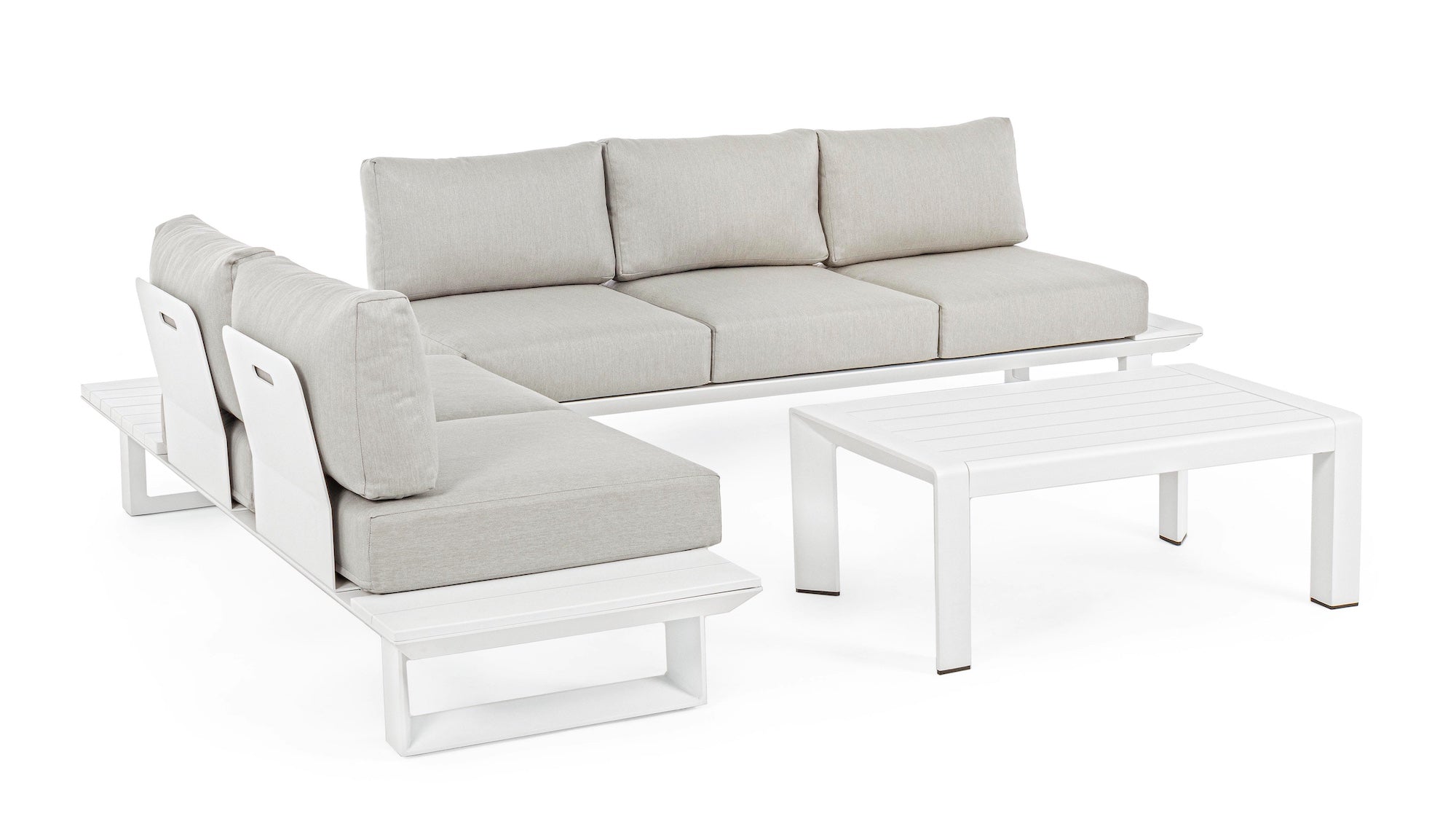 SET SALOTTO ANG.C-C KONNOR BIANCO CX21