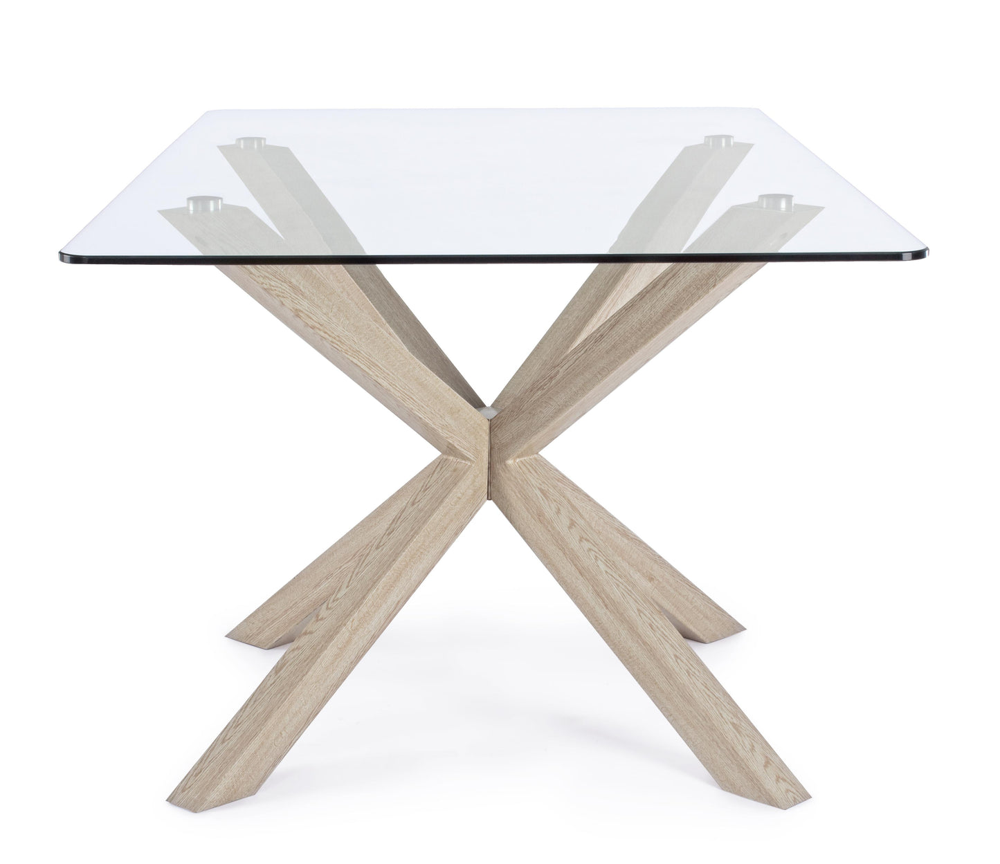 TAVOLO MAY RETT GAMBA NAT 160X90