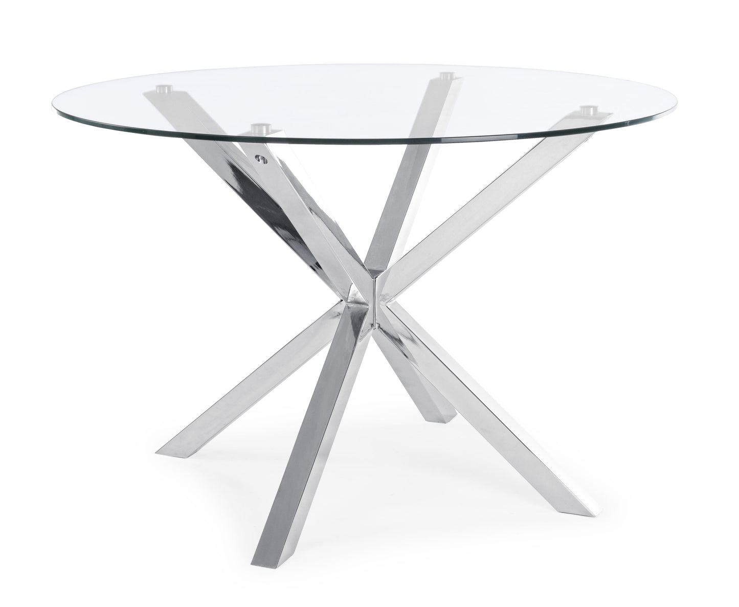 TAVOLO MAY TO GAMBA ACCIAIO D114