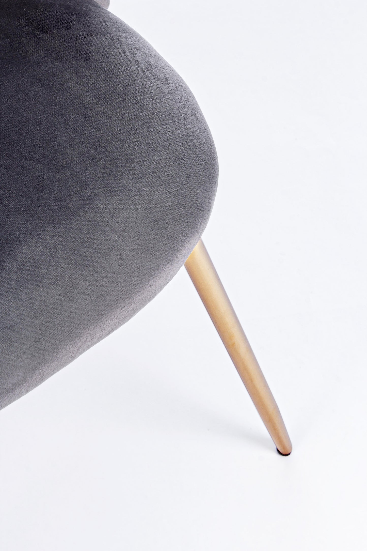 SEDIA TANYA VELLUTO GRIGIO SCURO