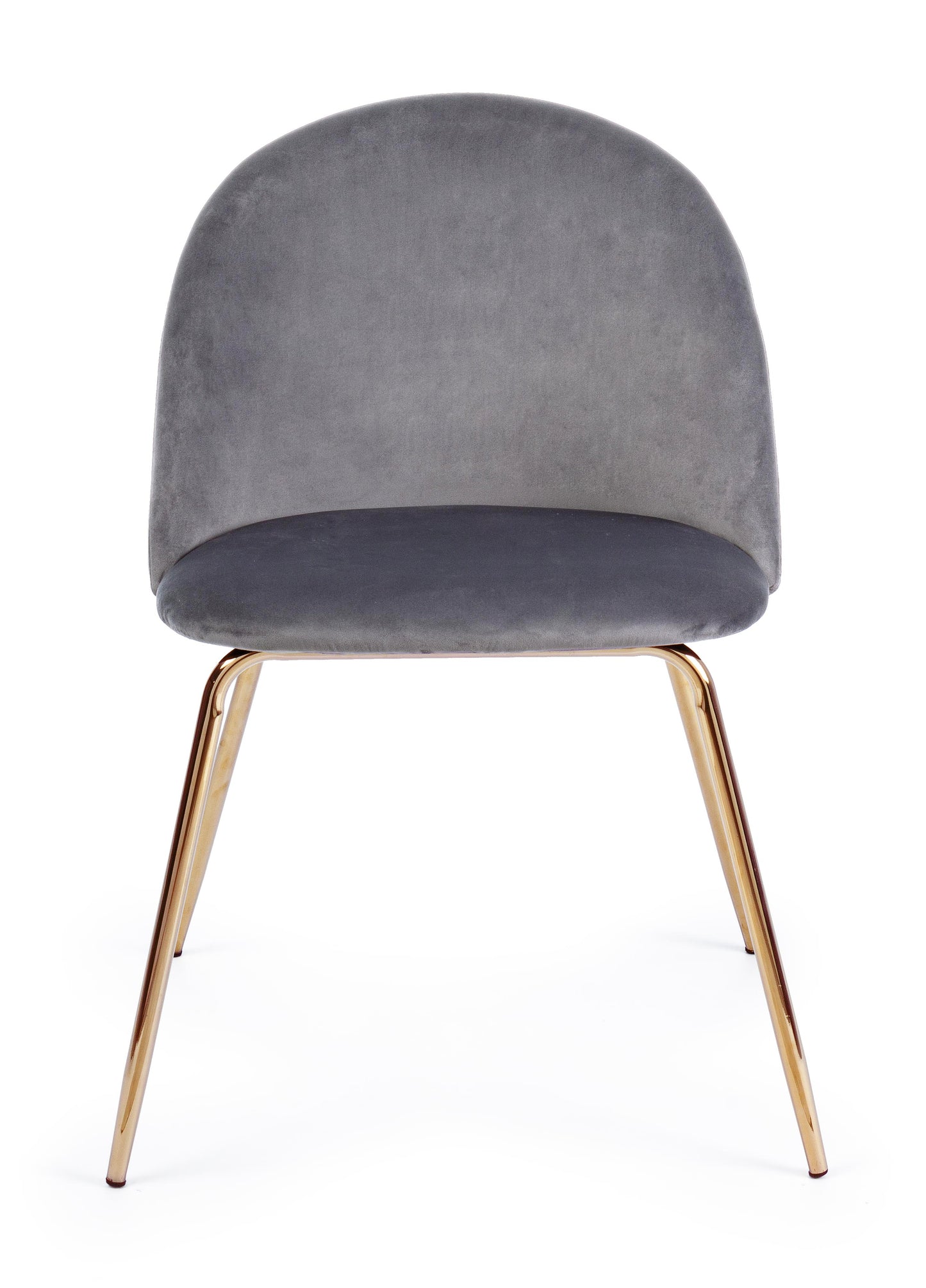 SEDIA TANYA VELLUTO GRIGIO SCURO