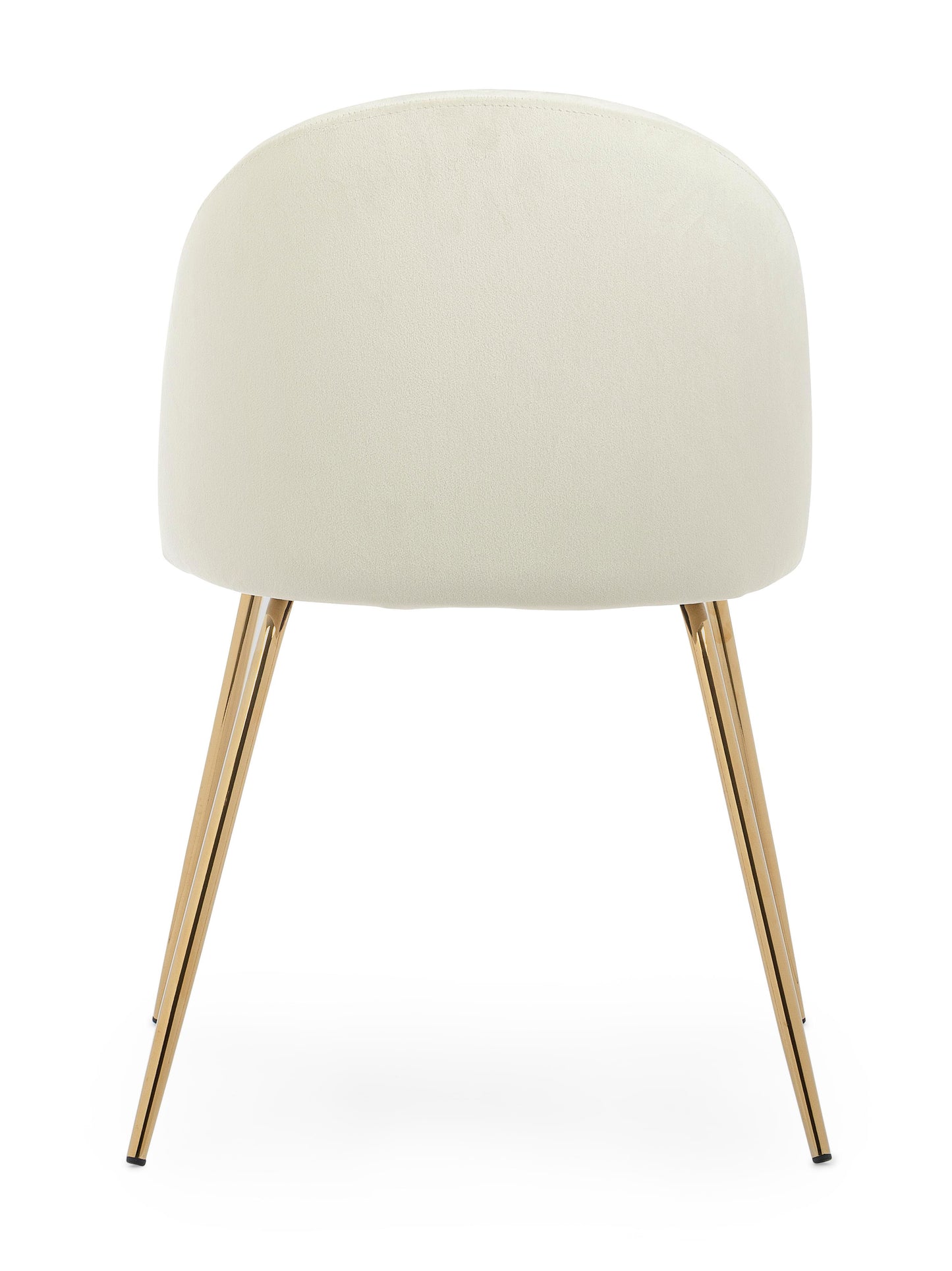 SEDIA TANYA VELLUTO BIANCO