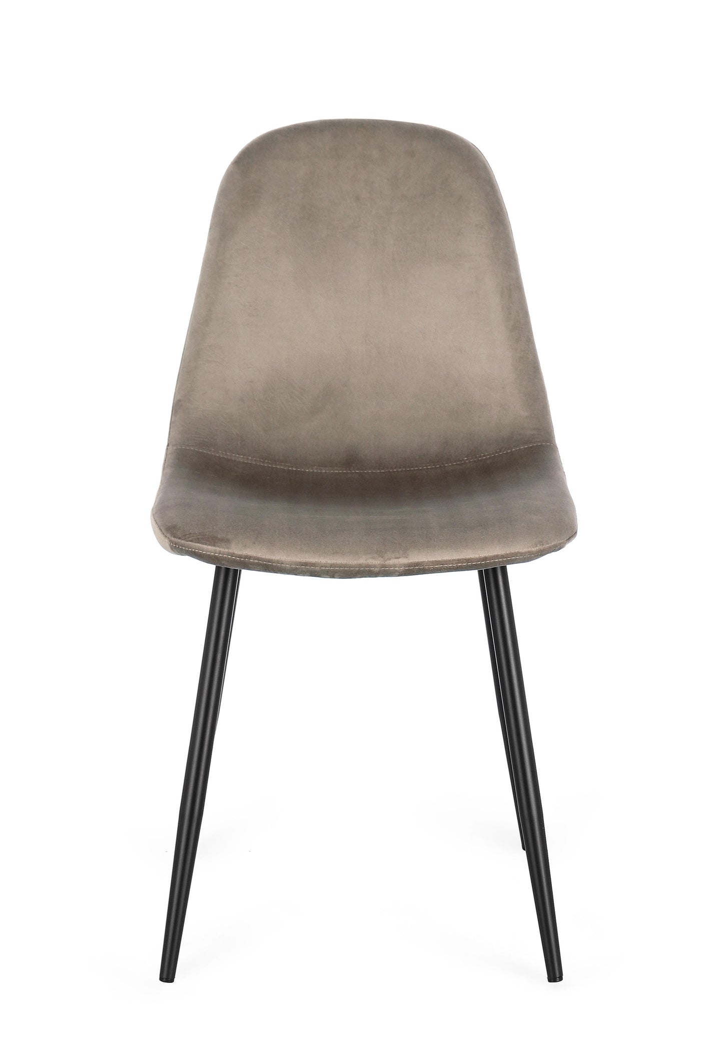 SEDIA NEW IRELIA NERO/VEL.TORTORA