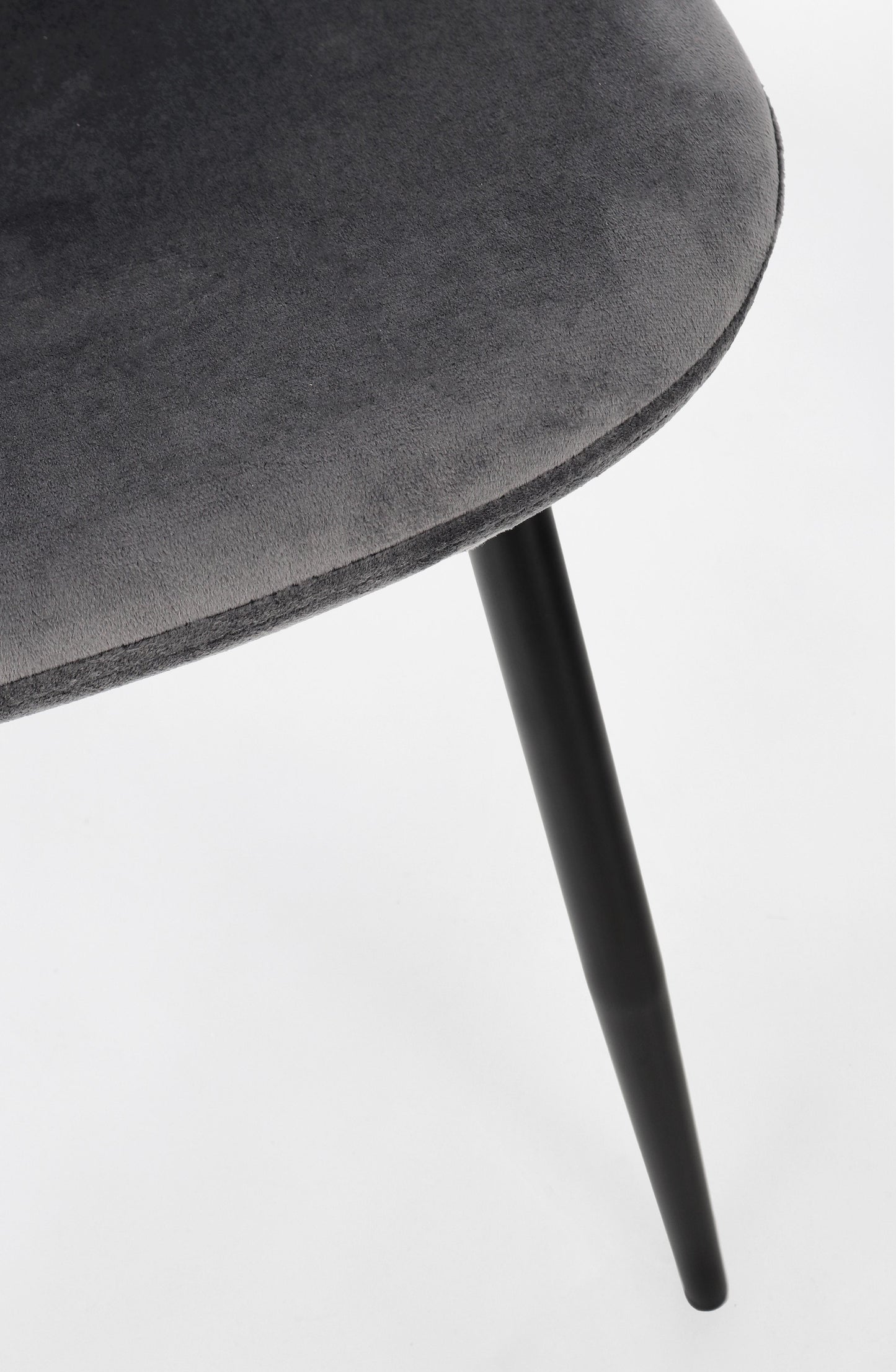 SEDIA NEW IRELIA NERO/VEL.GRIGIO SCURO