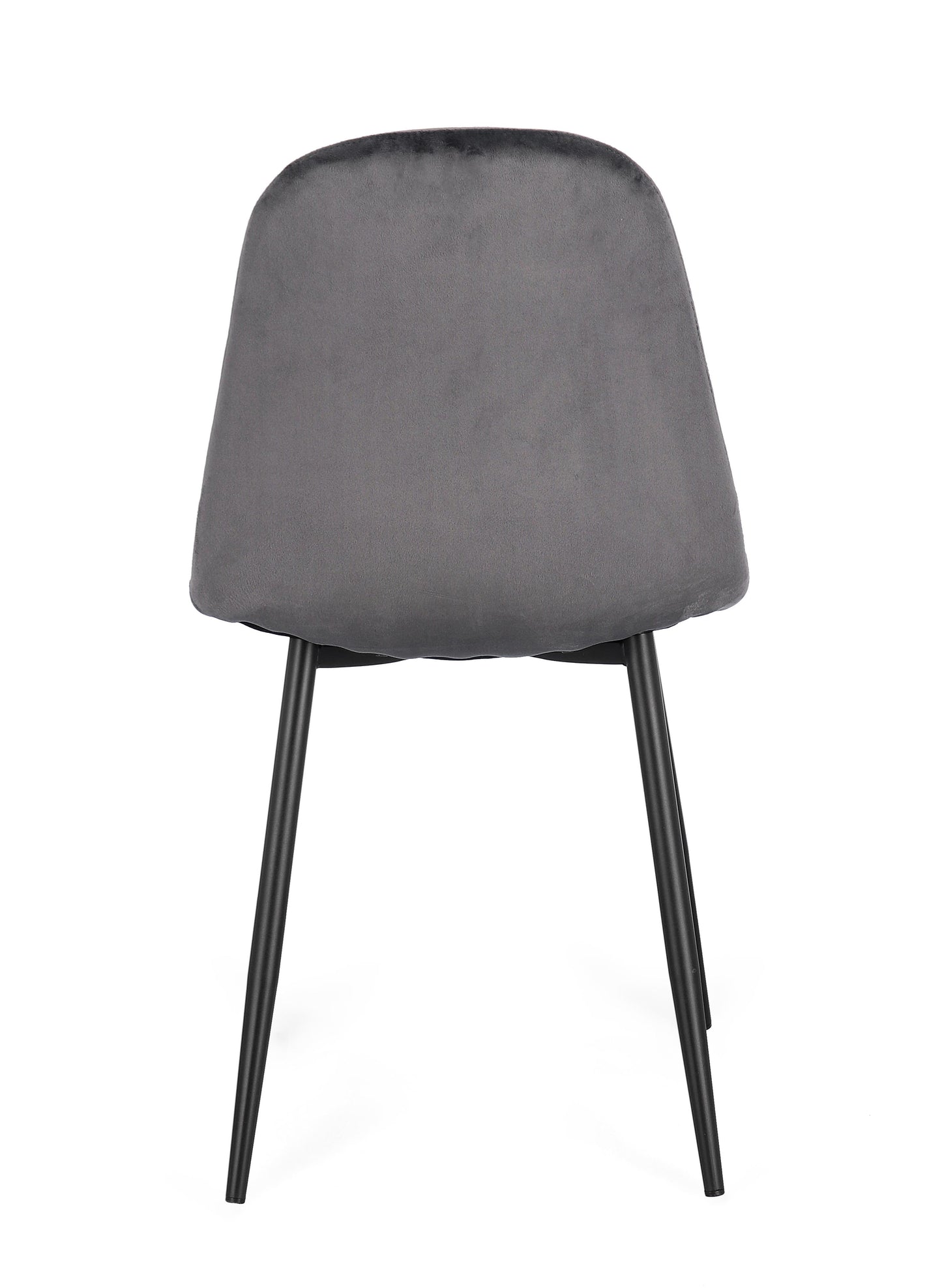 SEDIA NEW IRELIA NERO/VEL.GRIGIO SCURO