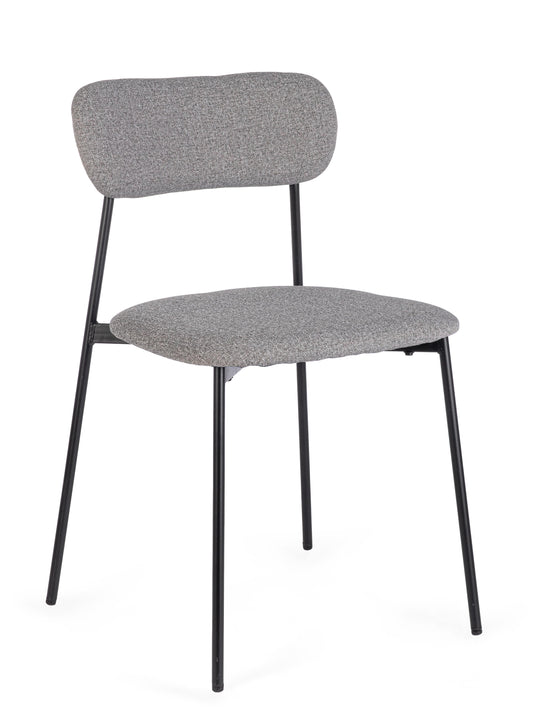 SEDIA INKA NERO/GRIGIO SCURO