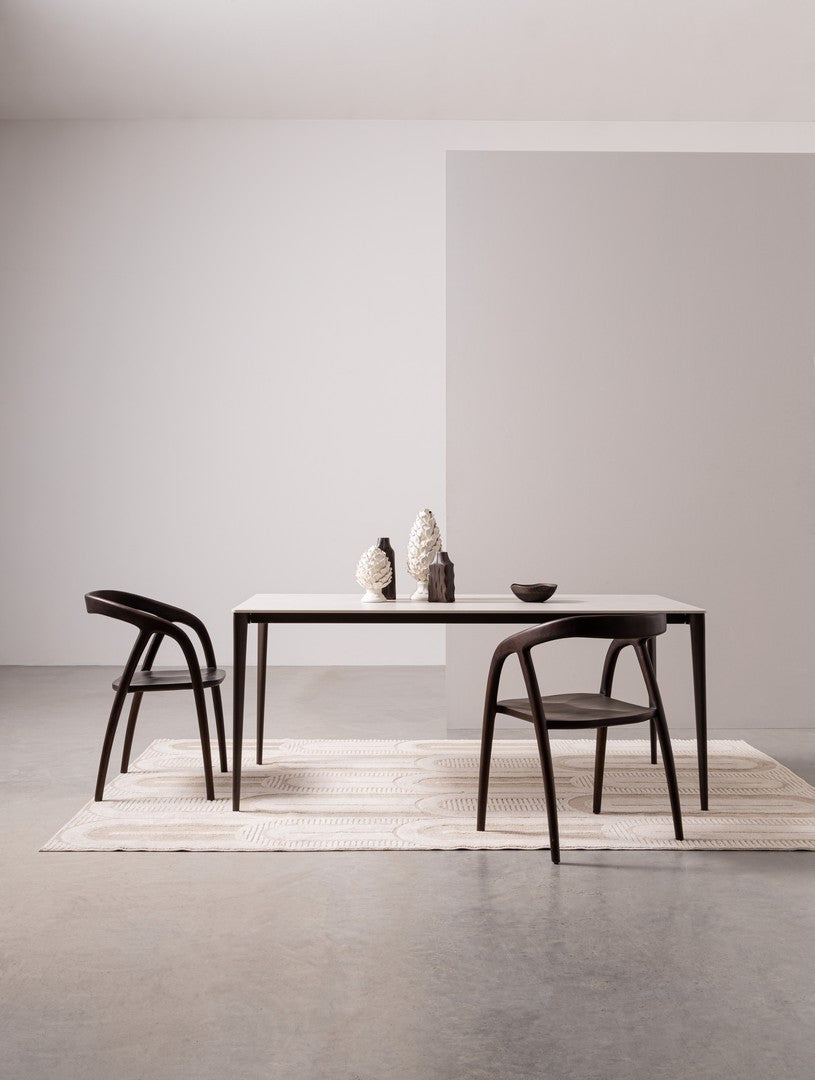 TAVOLO REIJA 180X90 RUST/GRIGIO CHIARO