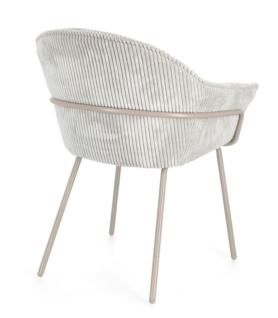 SEDIA C-BR CASSIDY WARM/GRIGIO CHIARO