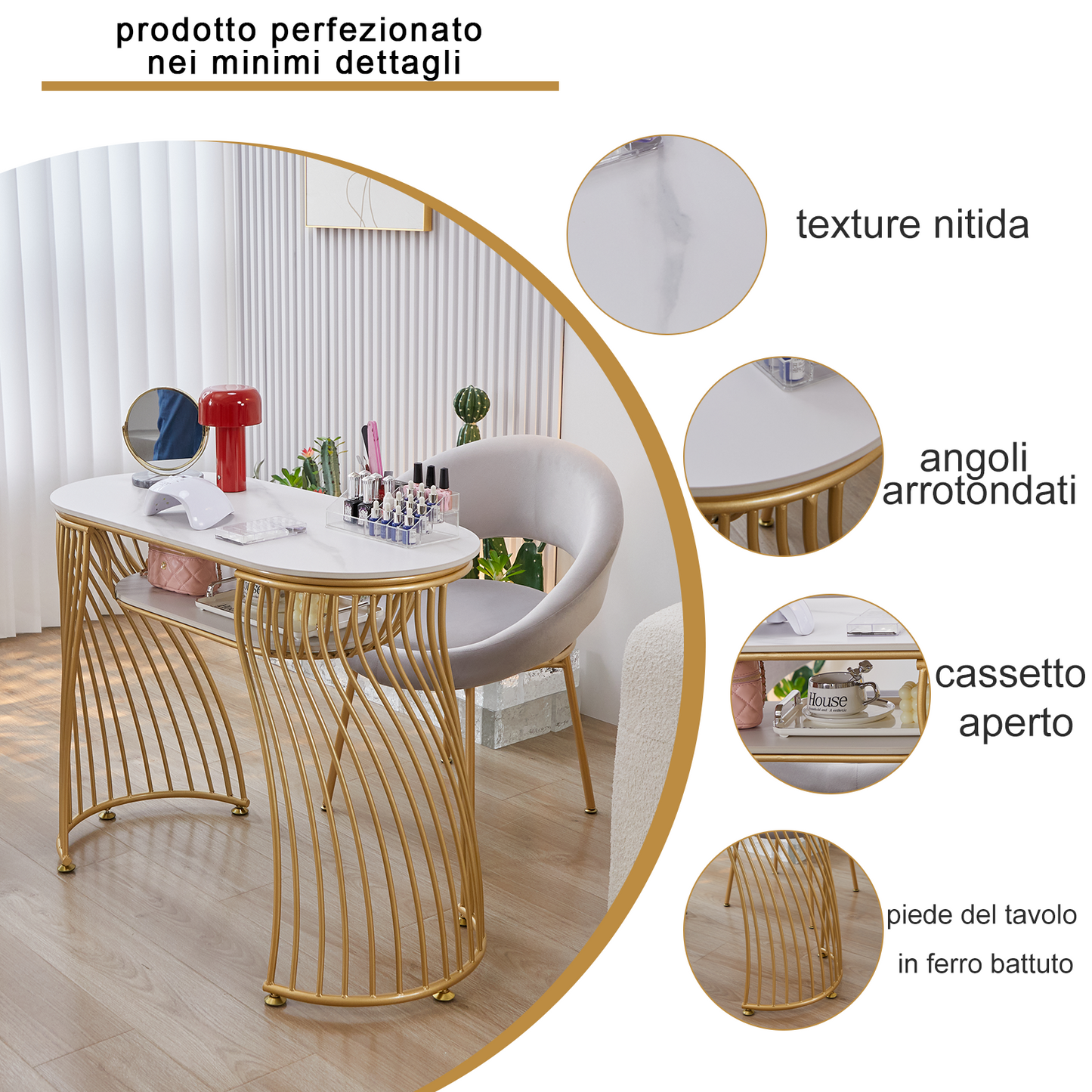 Tavolo per manicure Mousika