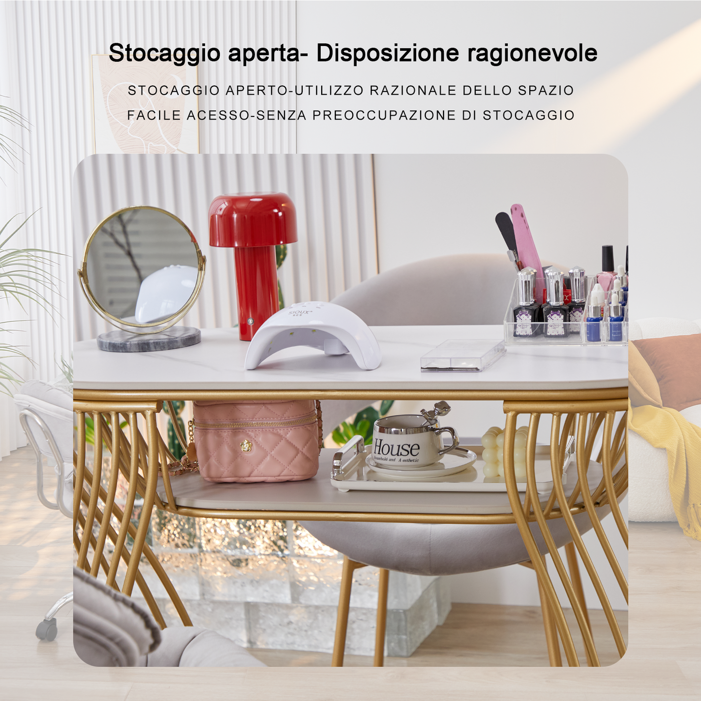 Tavolo per manicure Mousika