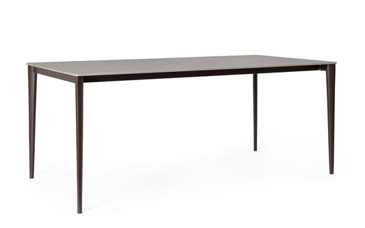 TAVOLO REIJA 180X90 RUST/GRIGIO CHIARO