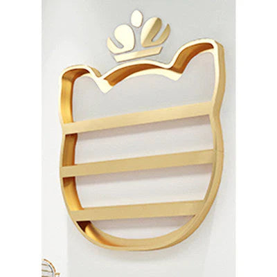 Espositore di smalti a parete a forma di gatto