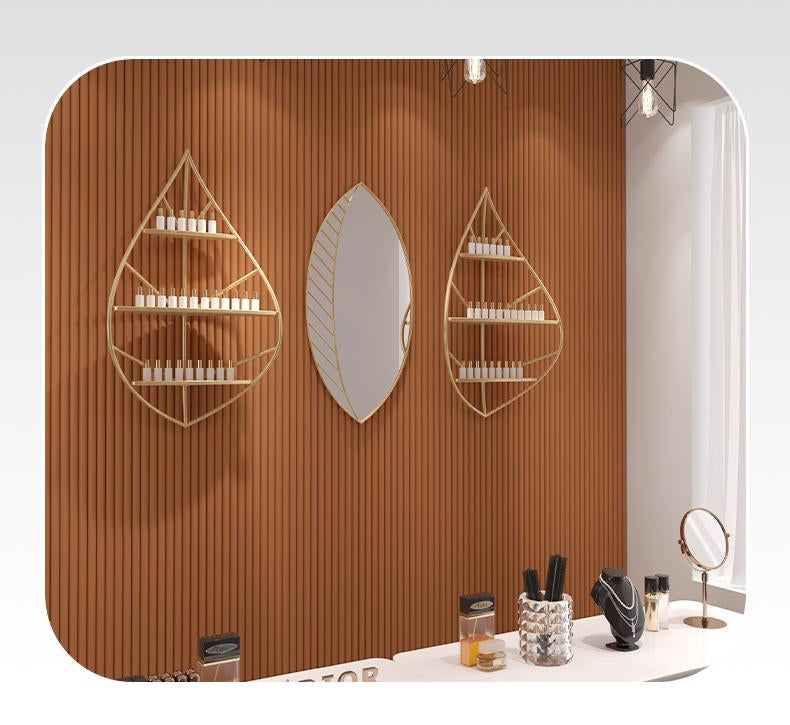 Porta smalto a forma di foglia arricciata