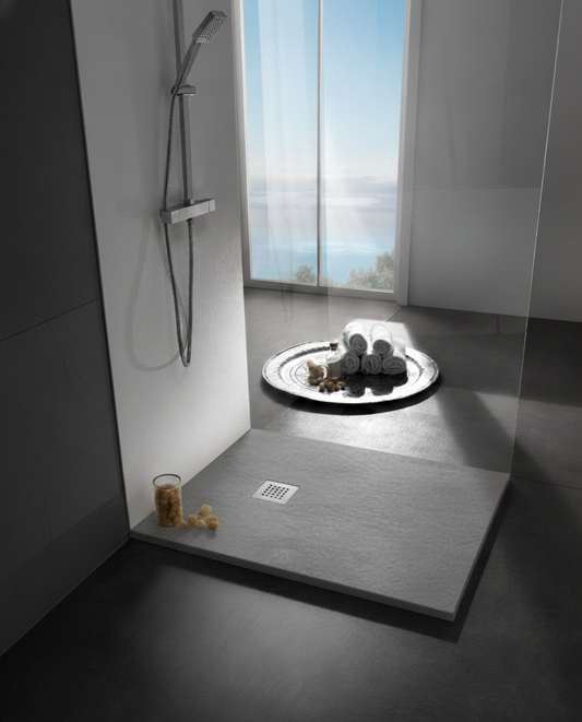 PIATTO DOCCIA RETTANGOLARE "ULTRAFLAT" CEMENTO 14269