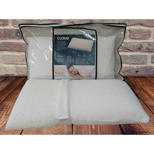 Coppia di cuscini in memory Vegetal in offerta con tessuto in cotone sfoderabile