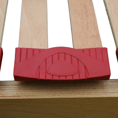 Rete letto per ogni tipo di materasso a doghe in legno con alza testa e alza piedi a movimento manuale  - Venere M