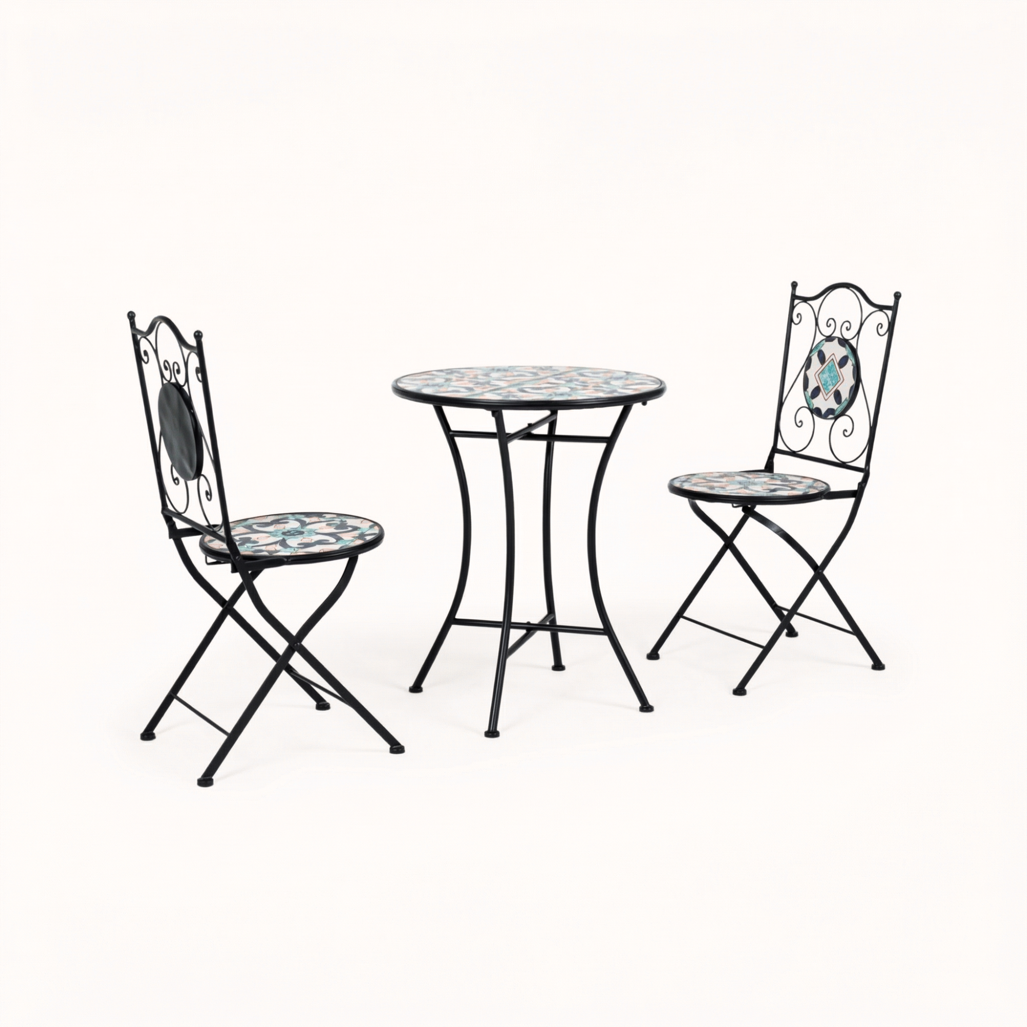 Set tavolo e 2 sedie Positano