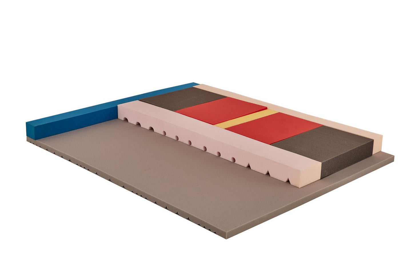 Materasso in fresco Memory PolarGel H25 alta densità a 7 zone - RIGENERA
