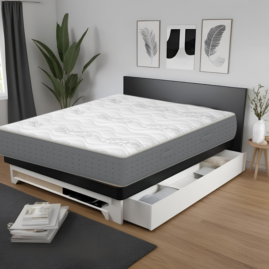 Materasso in memory alto 28 cm con tessuto anallergico Traspirante e fresco - CATERINA H28