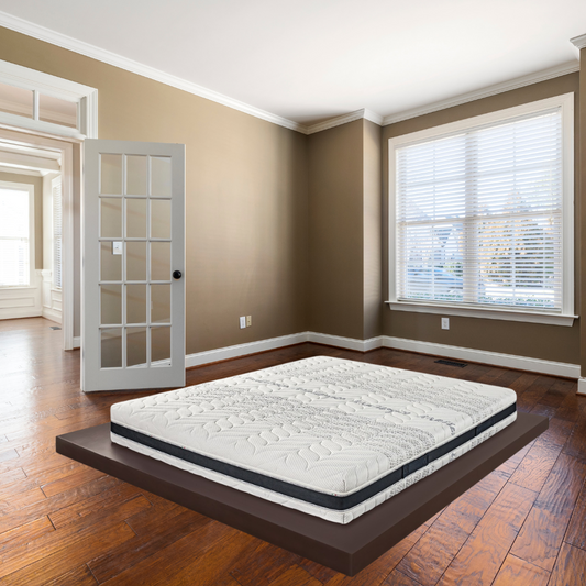 Materasso in Memory foam semirigido alto 25 cm con 5 cm di memory hd - DANJOY PLUS 18+5