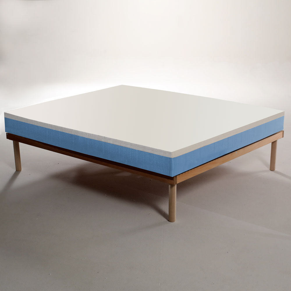 Kit Materasso Memory rigido alto 20 cm con tessuto antimicrobico e Rete a Doghe - Memory 15+3