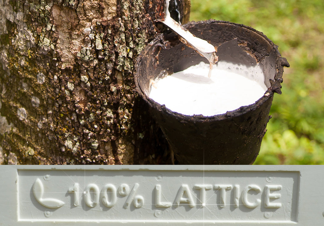 Materasso 100% lattice a 7 zone differenziate con tessuto anallergico alto 20 cm - MARS