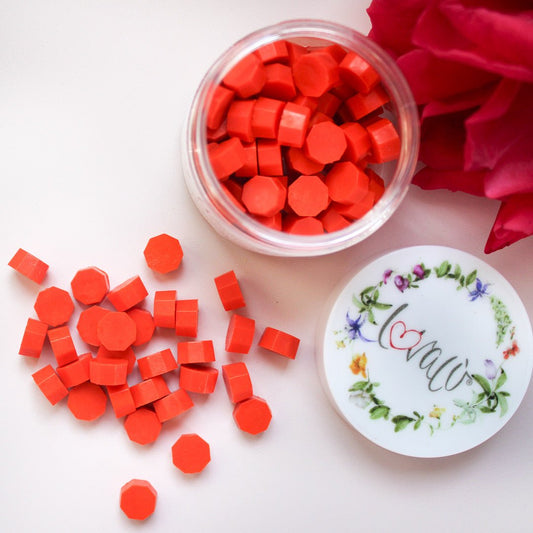 Orange - Sealing Wax Beads