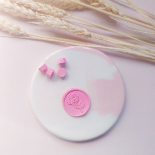 Pink or Gray ceramic Wax Stamp Pad