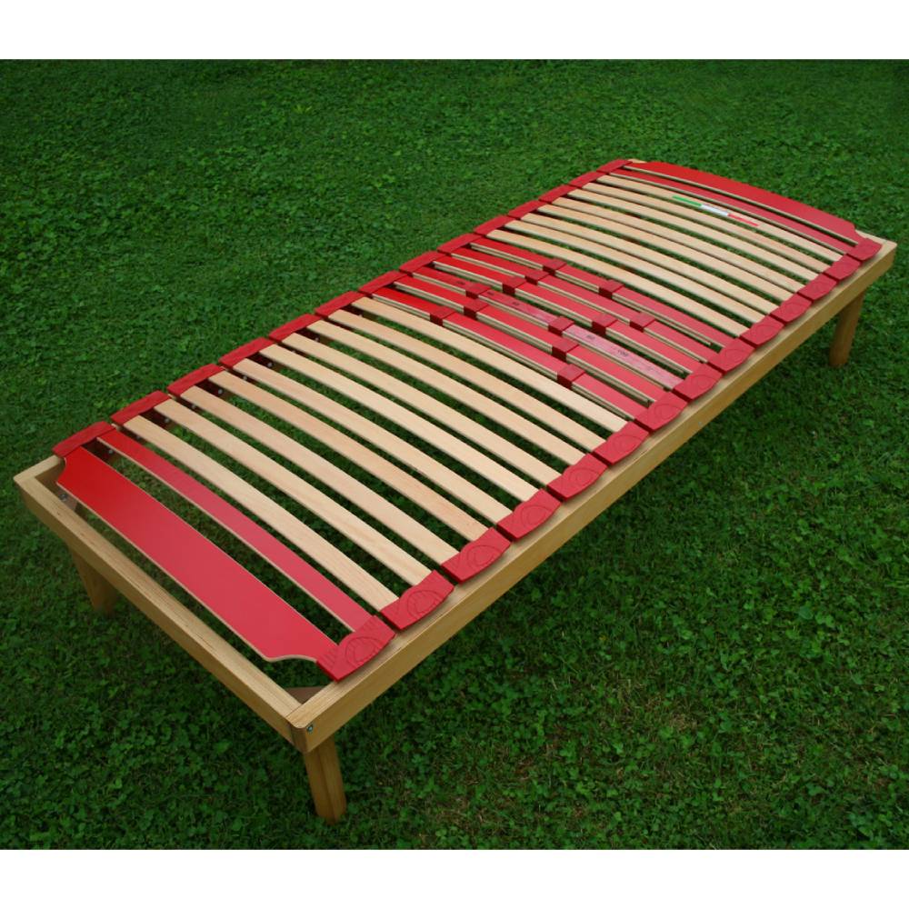 Rete a doghe universale in legno modello fissa con regolatori di rigidità e ammortizzatori alta 40 cm- Venere