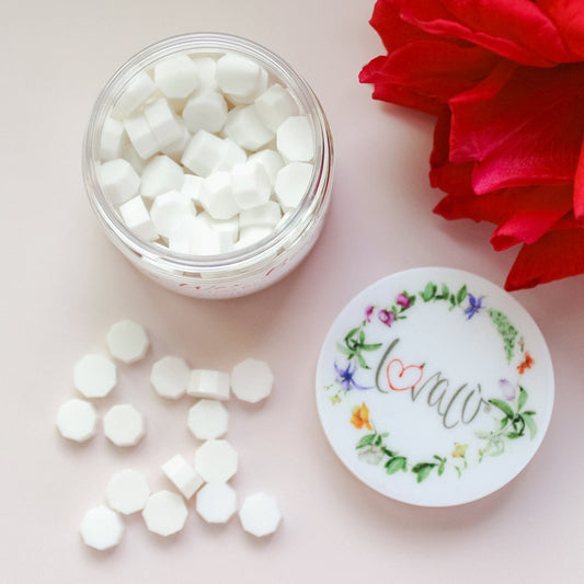 Snow - Sealing Wax Beads