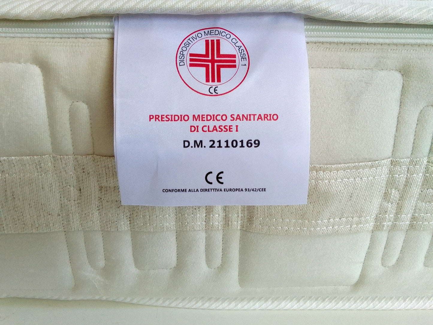 Materasso Memory alla Soia H24 Ortopedico Multionda Tessuto LINO e 3D- SOYA MEMORY