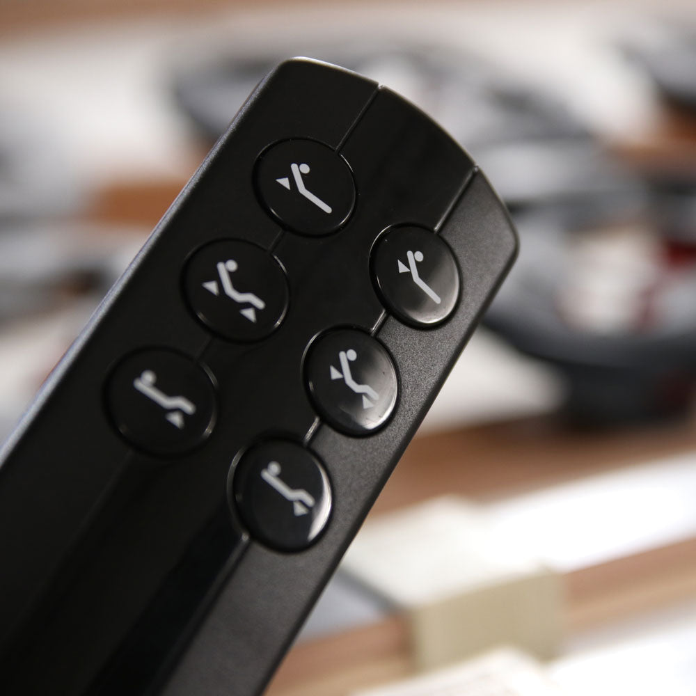 Rete letto a doghe in legno di faggio con movimento a motore dotata di telecomando - Rete Superior